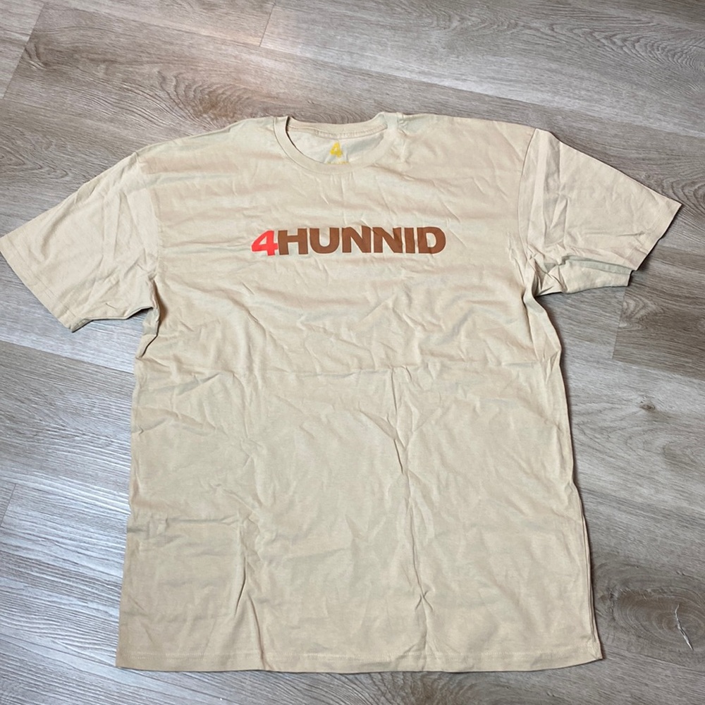 4HUNNID Tan tee size XL